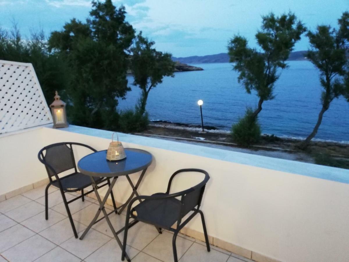 Sea Satin Sounio Apartman Szúnio Kültér fotó
