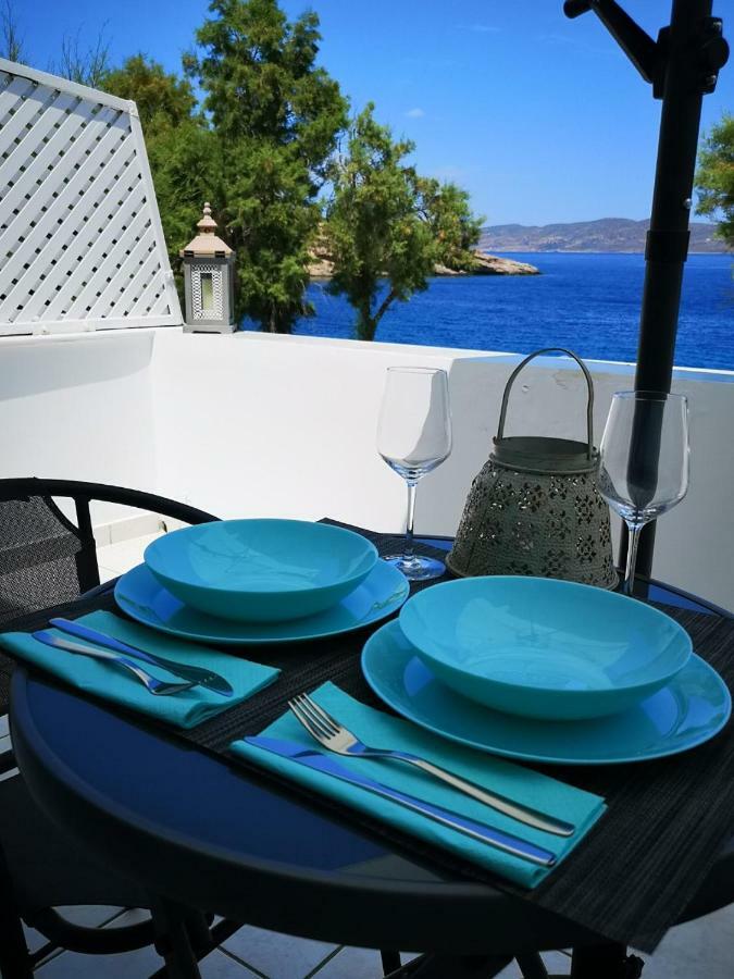 Sea Satin Sounio Apartman Szúnio Kültér fotó